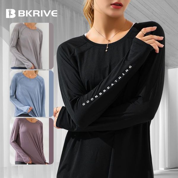 

yoga outfit 2021 long sleeve shirts sport gym fitness letter printed women sportwear push up running full clothes