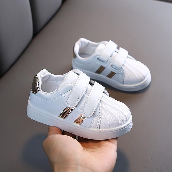 

athletic & outdoor boys sneakers for kids shoes baby girls toddler fashion casual lightweight breathable soft sport running children's, Black