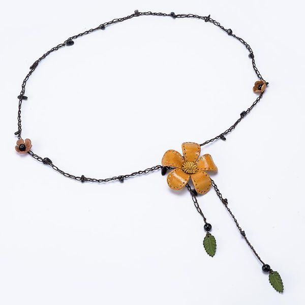 

belts hongmioo 2021 fashion designer brand cowskin handmade genuine leather flowers spring thin belt woman for dress, Black;brown