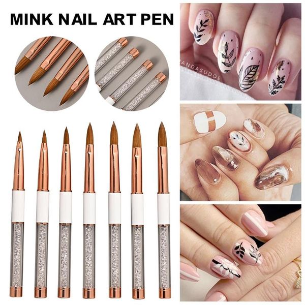 

nail art kits acrylic french stripe liner brush set for homediy salon painting tools manicure tool drop