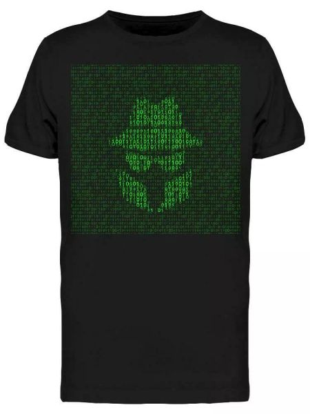 

Spy Icon With Binary Code Tee Men's -Image by Shutterstock, White;black