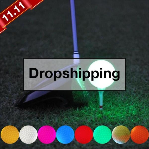 

golf balls night led indoor outdoor lightemitting electronic ball reusable multicolor optional accept wholesale efficiently