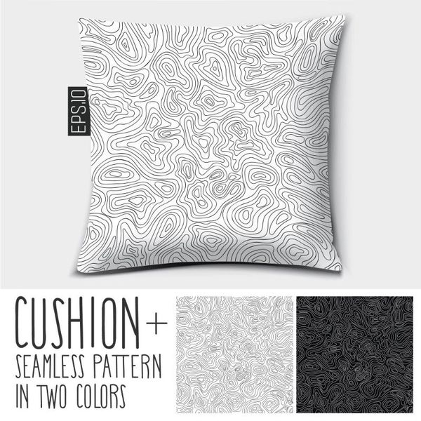 

cushion/decorative pillow home decor embroidered cushion cover navy blue white geometric floral canvas cotton suqare embroidery