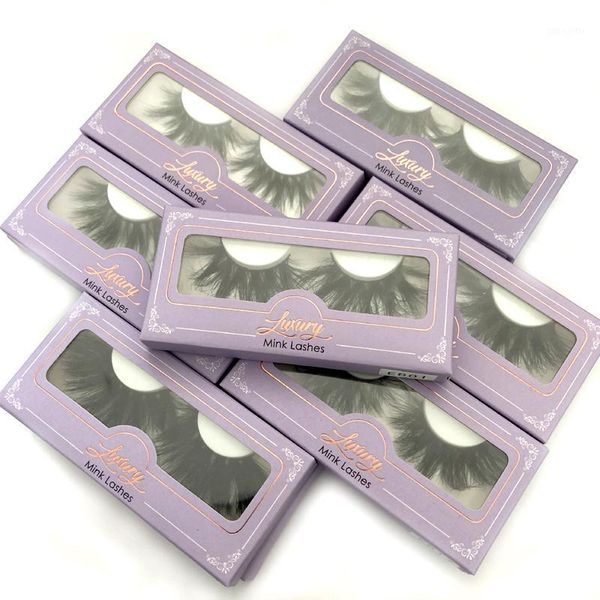 

buzzme 100% real mink 25mm eyelashes natural soft dramatic volume lashes extension 3d false eye lash1