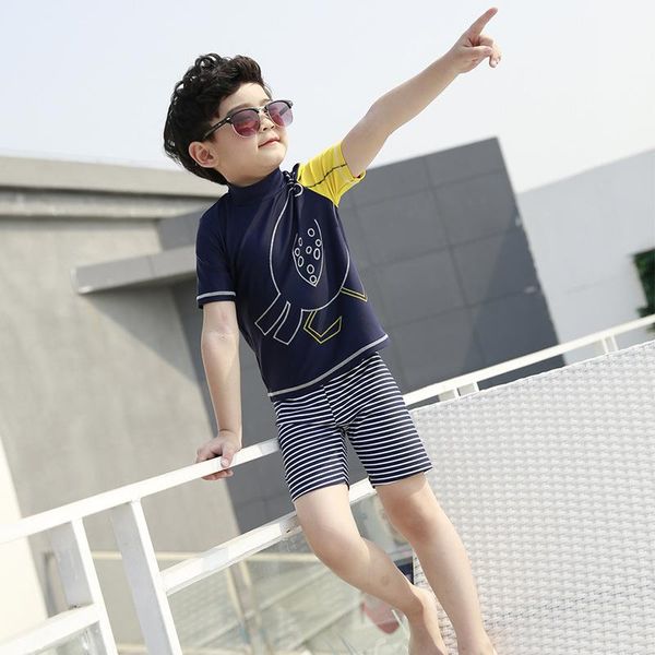 

one-piece suits boys swimsuit woodpecker split suit beach sun