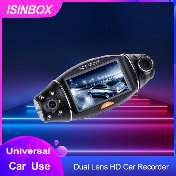 

car dvr camera dash cam dual lens record video recorder 1080p night vision parking monitoring g-sensor dashcam dvrs