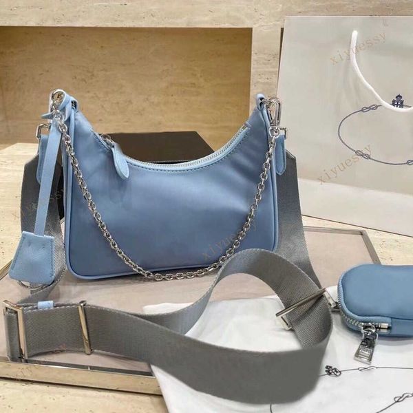 

women fashion lady shoulder bags tote chains handbags messenger backpack nylon crossbody bag