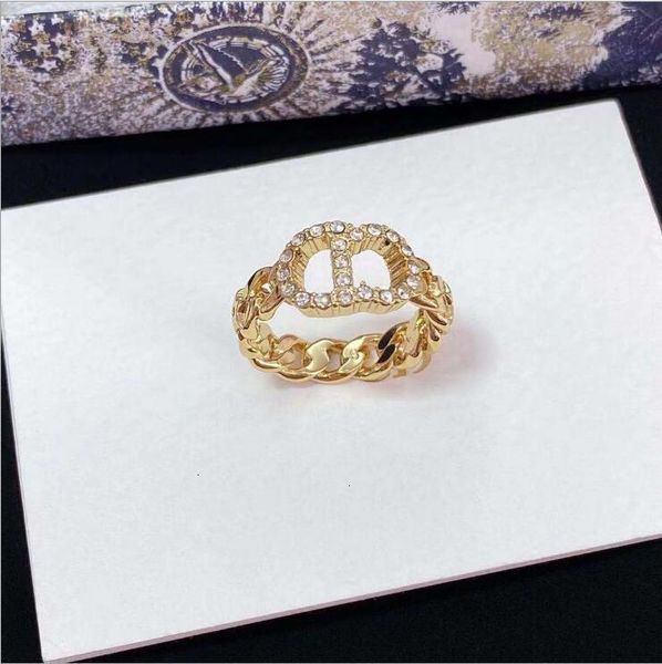 

70%off star d di's same letter brass worn ring femininity fashion, Golden;silver