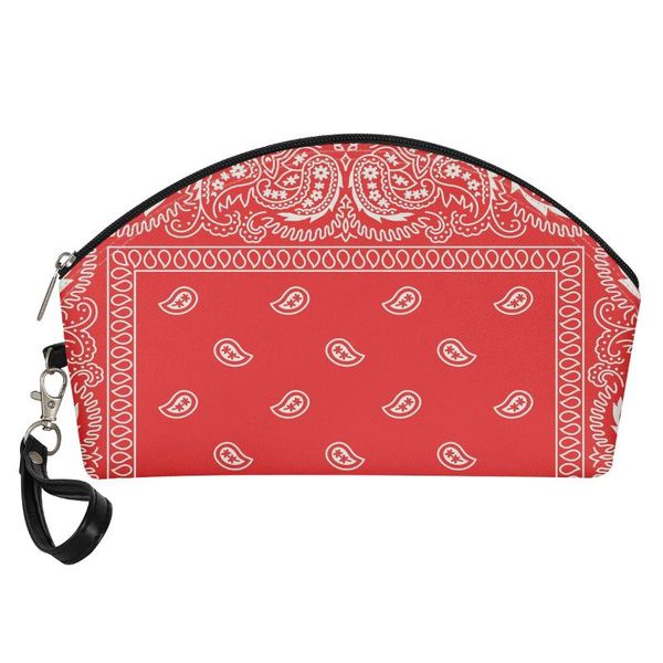 

cosmetic bags & cases polynesian traditional tribal printed pu leather bandana bag customized design girl fashion handbag