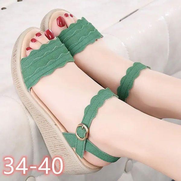 

sandals 2021 -selling women's shoes, sandals, slippers, non-slip, versatile, comfortable and fashionable beach outdoor, Black