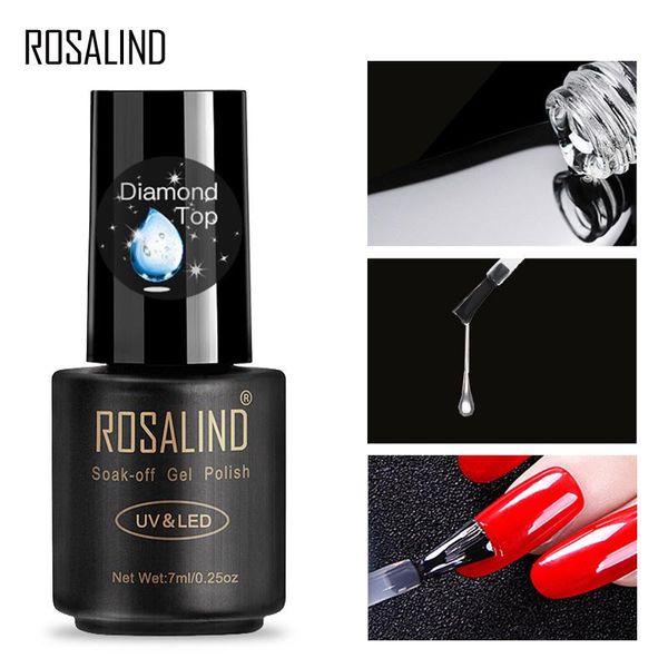 

gel nail polish base coat 7ml diamond transparent long lasting manicure uv primer lacquer art