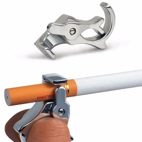 

cigarette holder ring smoking finger clip hands rack accessories party favor
