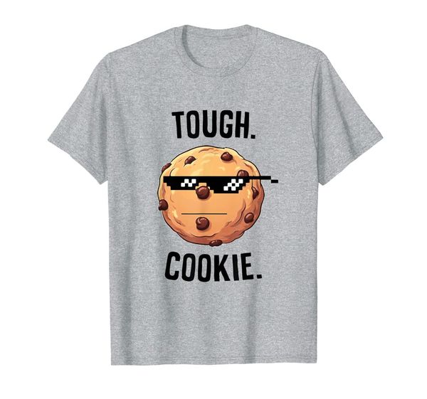 

tough cookie t-shirt men women, White;black