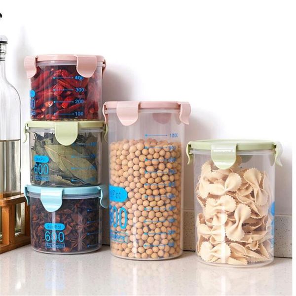 

600-1000 ml kitchen storage container plastic refrigerator sealed box vegetables&fruits organizer bottles & jars