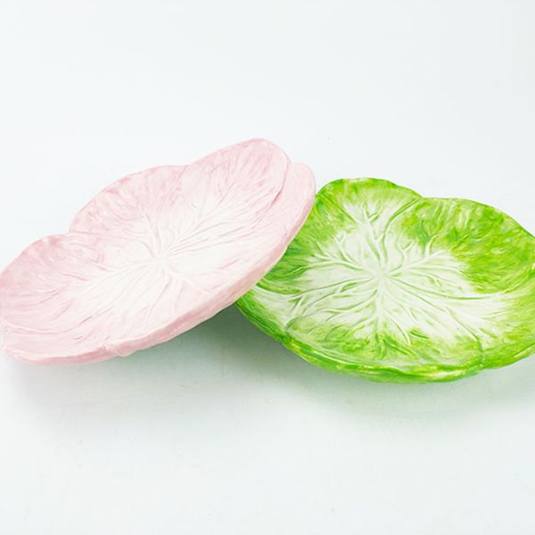 

dishes ceramic children's tableware cartoon hand painted fruit salad dessert cabbage plate