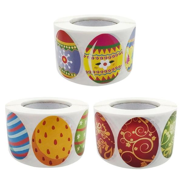 

gift wrap 500pcs happy easter stickers cute eggs self adhesive sticker party candy box tag label decor
