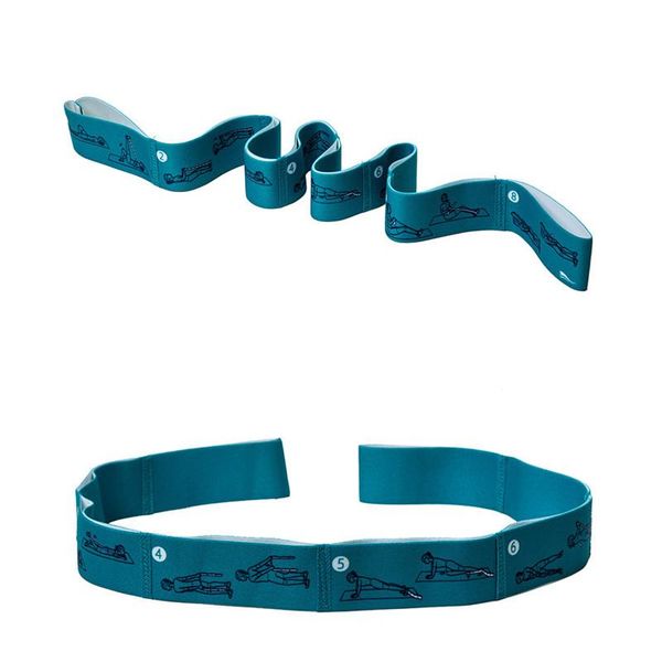 

outdoor pads yoga stretch strap elastic belt fitness exercise gym pilates waist leg resistance bands