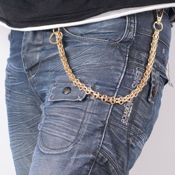 

keychains 4 colors punk rock hip hop gothicpants trousers wallet key chain waist belt dancer biker fashion accessories, Silver
