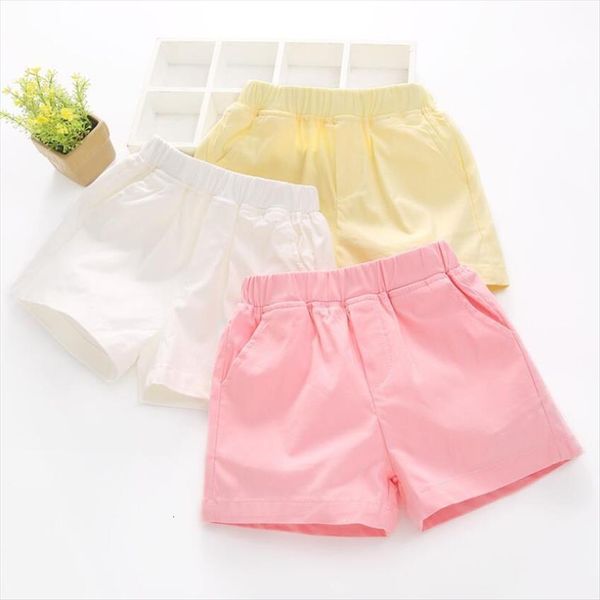 

3 12 years children clothes solid color bottoms school girls shorts summer baby toddler teen girl short pants kids trousers, Black