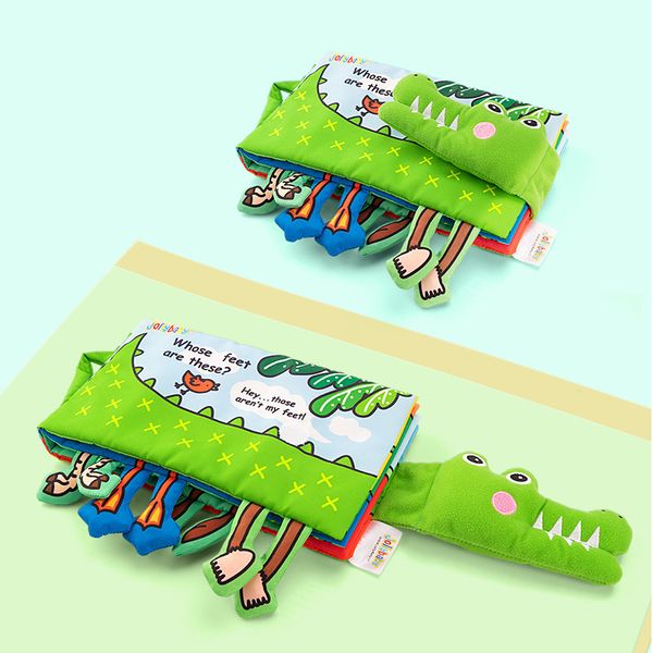 

crocodile wall chart cognition card early childhood education puzzle toys bitable molars pendant gift