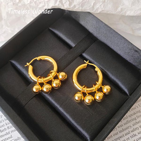 

dangle & chandelier timeless wonder detachable geo balls drop earrings women jewelry punk goth boho r party runway ins versatile, Silver