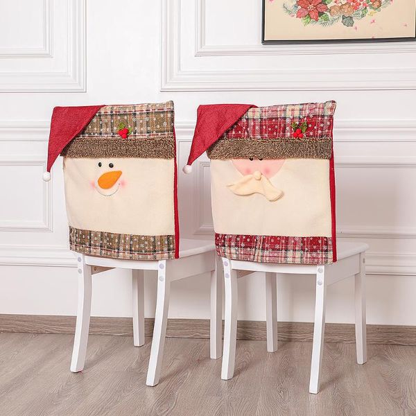 

chair covers christmas decorations home decoration cover restaurant el square old man stool