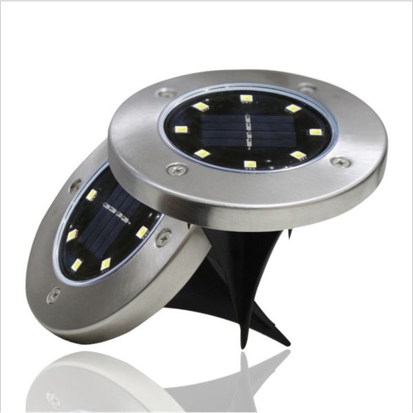 

led solar energy stainless steel lawn outdoor plug-in guide buried courtyard garden lamp