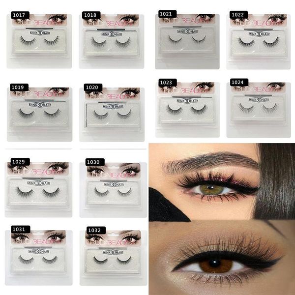 

fashion curl false eyelashes wispy cross messy lashes fluffy handmade extension beauty makeup essential tools1