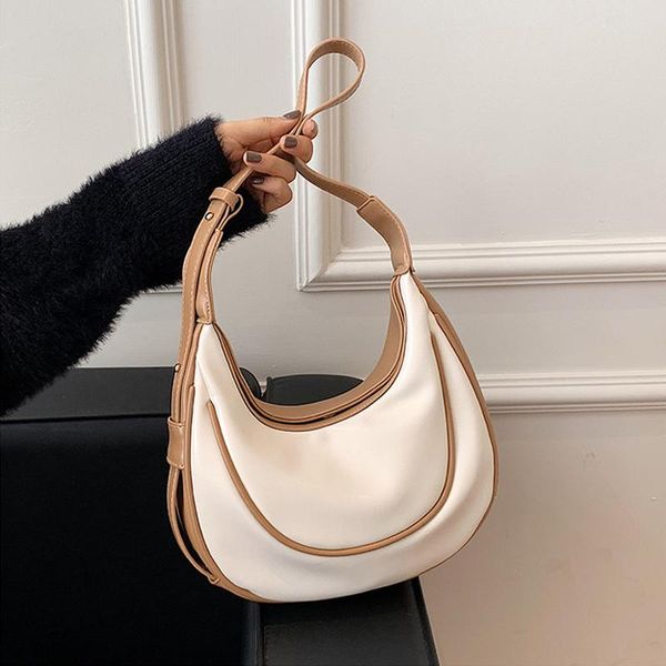 

evening bags luxury designer underarm shoulder for women 2021 winter female crossbody bag pu leather shopper tote handbags and purses
