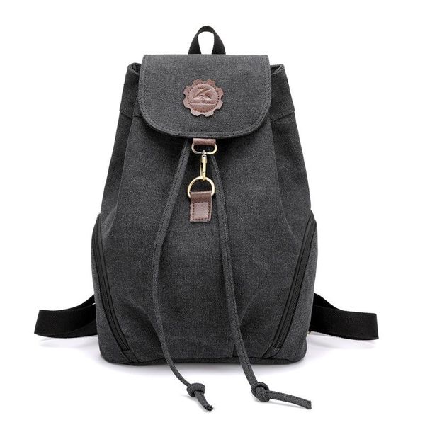 

backpack fashion outdoor travel bag casual simple canvas