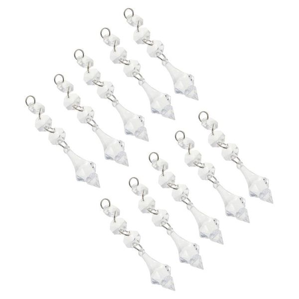

20pcs crystal door beads hanging ornament lamp decor chandelier accessories