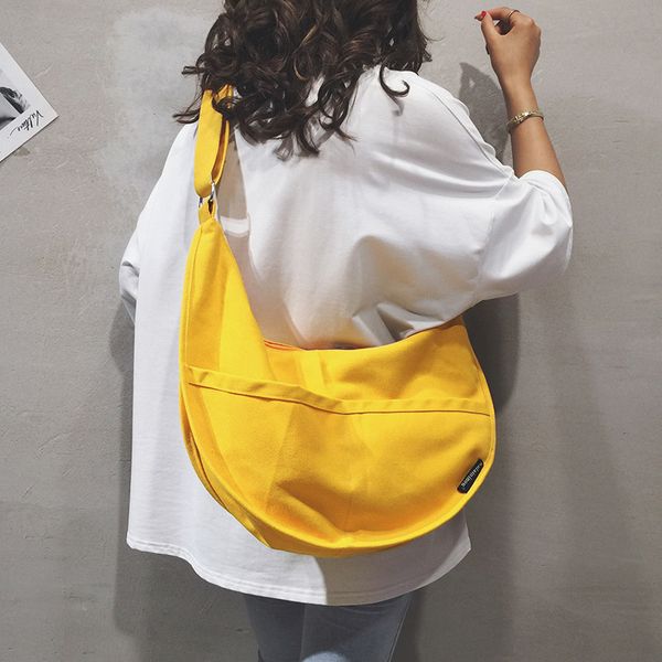 

fashion casual crossbody bags for women canvas womens shoulder bag womens handbag large capacity wild women bag black l003