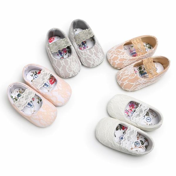 

first walkers lzh 2021 spring autumn lace baby toddler shoes girls soft-soled non-slip 0-18 month for born