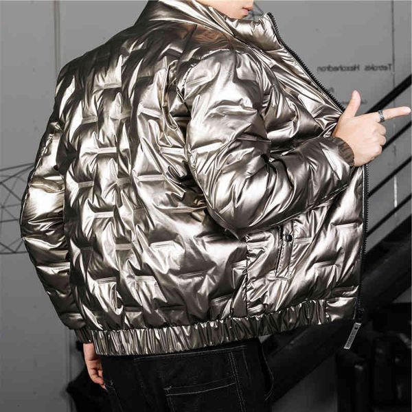 

jacket 80%down winter jackets men fashion thick warm parkas fur white duck coats casual man waterproof 8xl, Black