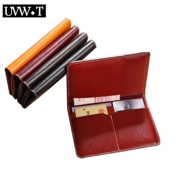 

card holders vintage bussiness genuine cow leather passport cover coin document purse id bank pass holder travel wallet, Brown;gray