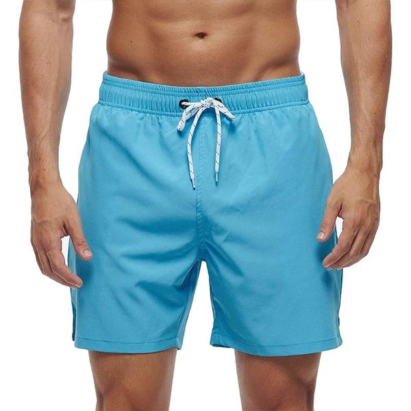 

men's shorts swim trunks mens board with zipper pockets surfing stretchy beach breathable mesh lining training, White;black