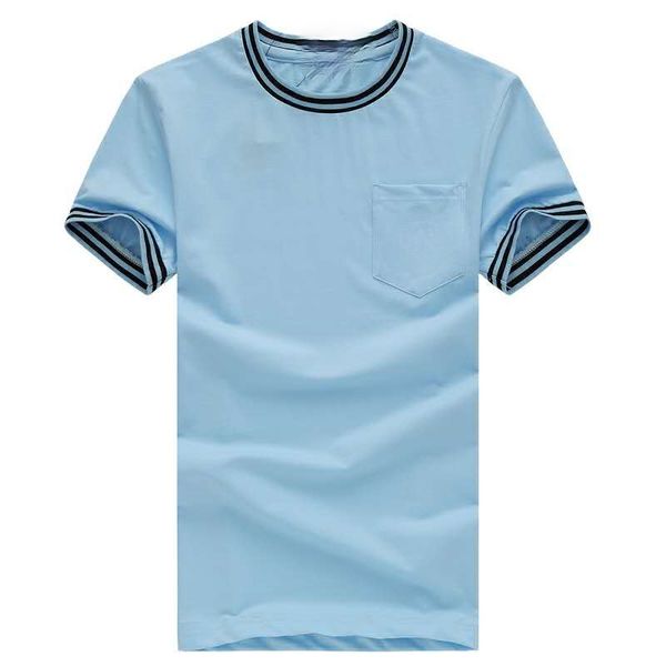 

qulogo891 round collar cultivate one's morality leisure men's t-shirt, White;black