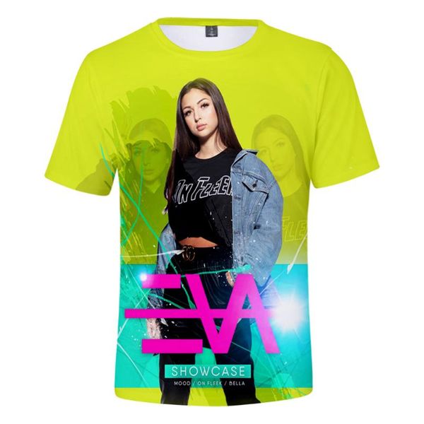 

men's t-shirts singer eva queen t-shirt 3d short sleeve men & women fashion casual harajuku round-neck streetwear top, White;black