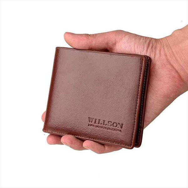 

men leather wallet brand short slim male purses money clip credit card dollar price portomonee carteria, Red;black