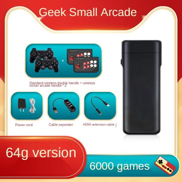 

single-player hd tv game console home box double wireless controllers retro arcade ps1 video consoles portable players