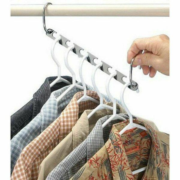 

laundry bags magic metal wonder closet hook space saving clothes abs rack hanger organizer multifunctional folding