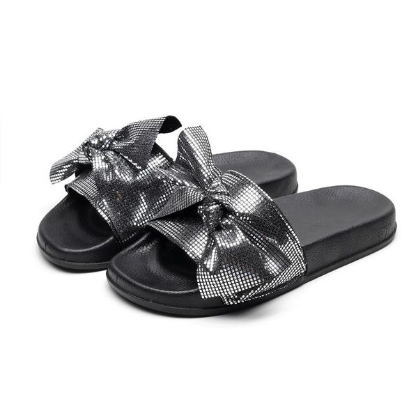 

slippers [gogd] women indoor floor flat shoes summer non-slip flip flops bath home female slipper comfortable, Black