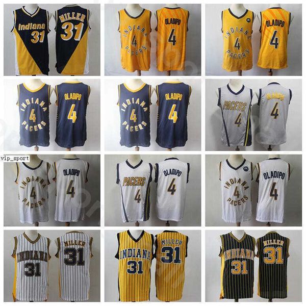 

edition earned city victor oladipo jerseys men basketball reggie miller uniform stitched home away navy blue black white yellow grey