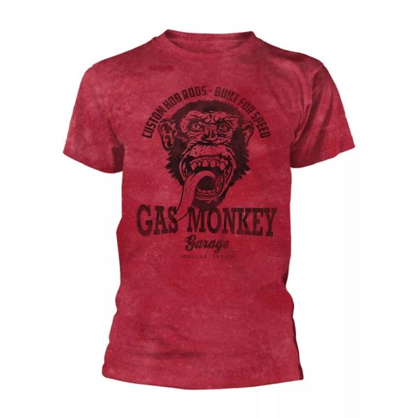 

gas monkey garage custom rods licensed men t-shirt, White;black