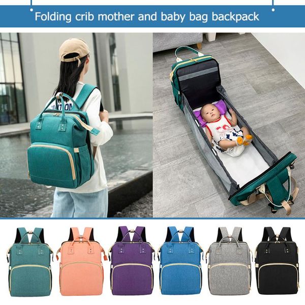 

diaper bags mommy baby bag multifunction folding mom travel backpack large capacity nappy maternity care women nursing