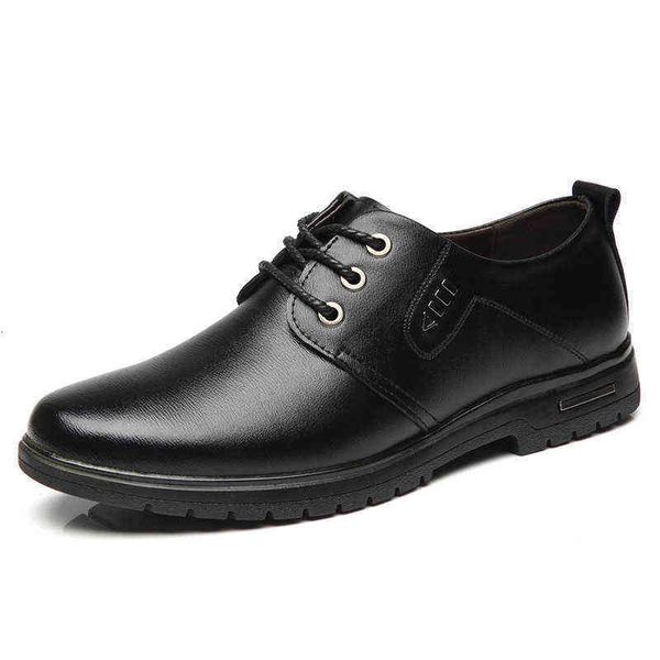 

2021 autumn and winter men's sho busins casual leather office workers formal