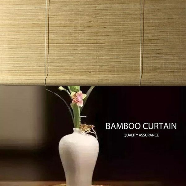 

blinds mr bamboo window roller logo customization home shade blackout partition natural wool shutters environmental protection