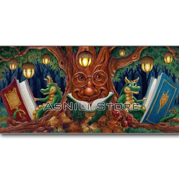 

diamond painting full square/round drill 5d diy "dragon& book"embroidery abstract tree cross stitch mosaic home decor gift