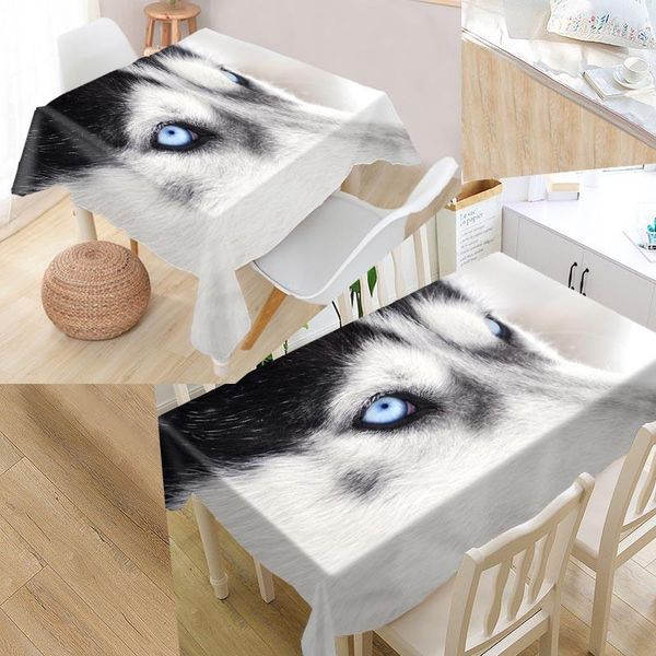 

table cloth animals wolf 02 custom oxford fabric rectangular waterproof oilproof cover family party tablecloth