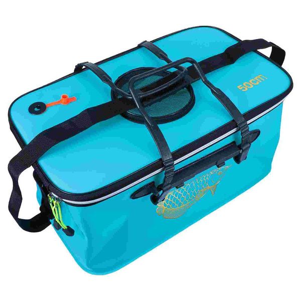 

fishing accessories 1pc portable bag folding bucket fish box waterproof